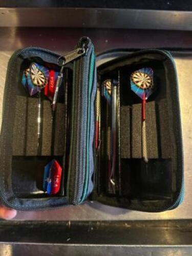 (2) SET OF DARTS W/ CARRY CASE.