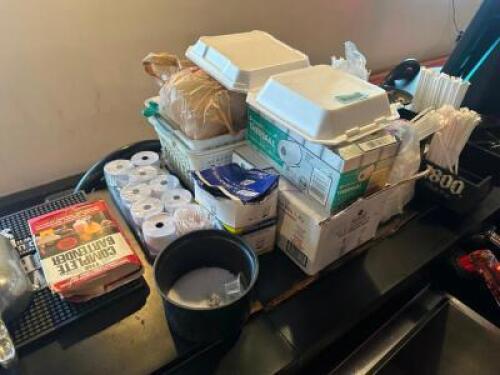 (1) LOT OF ASSORTED PAPER PRODUCTS.