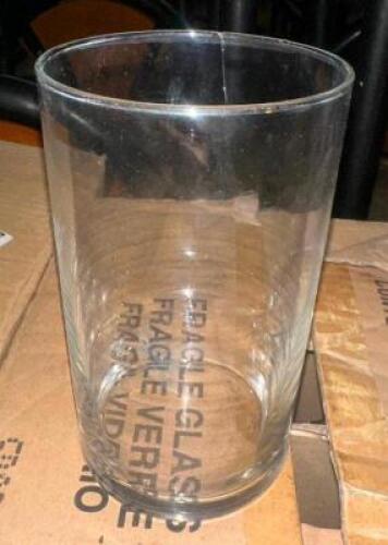 (9) CRISR GLASS VOTIVES