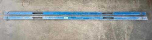 (2) 96" ALUMINUM BEAM LEVEL
