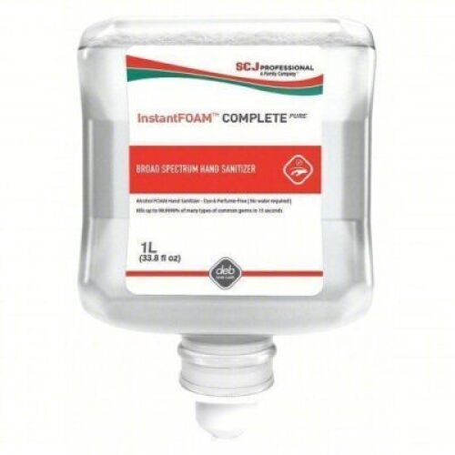 DESCRIPTION: (3) HAND SANITIZER REFILL BRAND/MODEL: SCH INSTANTFOAM COMPLETE #54TT89 SIZE: 1L RETAIL$: $30.50 EA QTY: 3