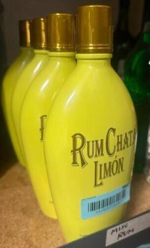 (4) UN-OPEN BOTTLES OF RUM CHATA LIMON