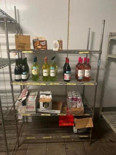 48" X 18" FOUR TIER WIRE SHELF
