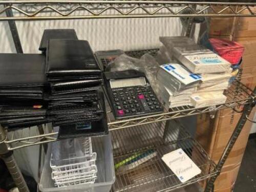 (1) LOT OF ASSORTED OFFICE SUPPLIES.