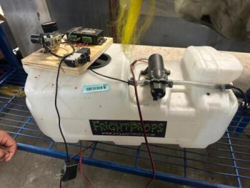DESCRIPTION FRIGHTPROPS SPRAY TANK W/ CONTROL BOARD BRAND / MODEL: FREIGHT PROPS LOCATION BAY 6 QTY 1