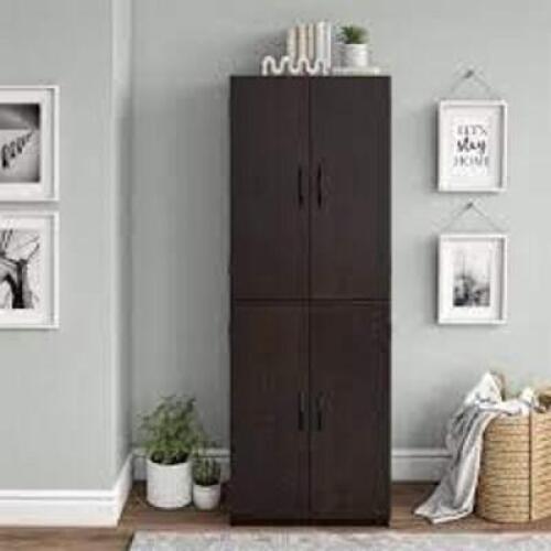 DESCRIPTION: (1) 4-DOOR STORAGE CABINETBRAND/MODEL: MAINSTAYSSIZE: 4-DOOR, 21.3" X 15.6" X 60"RETAIL$: $58.00 EAQTY: 1