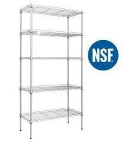 DESCRIPTION: (1) FOLDABLE STORAGE SHELFBRAND/MODEL: COKCOKINFORMATION: WHITESIZE: 5 TIER, 27.9" X 13.4" X 62.5"RETAIL$: $99.99 EAQTY: 1