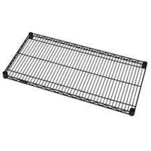 DESCRIPTION: (2) WIRE SHELF BRAND/MODEL: QUANTUM STORAGE #2460BK INFORMATION: BLACK SIZE: WIRE, 24" X 60" RETAIL$: $67.99 EA QTY: 2