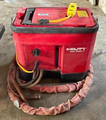 HILTI CORE DRILL & WATER RECYCLING UNIT