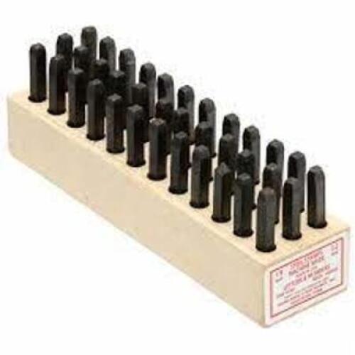 DESCRIPTION: (1) SET OF STEEL STAMP LETTERS BRAND/MODEL: C.H. HANSON #26685 SIZE: STEEL RETAIL$: $154.57 EA QTY: 1