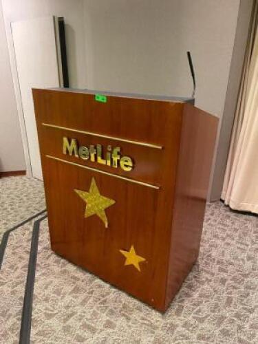 PRESENTATION PODIUM WITH COMPONENTS