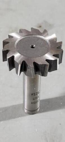 DESCRIPTION: (1) COBALT STAGGERED TOOTH KEYSEAT CUTTER BRAND/MODEL: MOON CSTKY1200 SIZE: 1.5"CUT DIA 0.375" WIDTH 1/2" SD RETAIL$: $110.71 QTY: 1