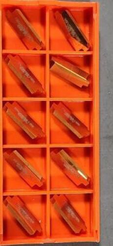 DESCRIPTION: (20) CARBIDE V85 4P 3/4 INTERNAL THREADING INSERTS BRAND/MODEL: TOOLFLO/TF0845AC50C RETAIL$: $568.60 QTY: 20