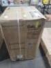 DESCRIPTION: (1) TWO DOOR MINI FRIDGE WITH FREEZER BRAND/MODEL: GALANZ #GL31S5E INFORMATION: STAINLESS RETAIL$: $169.00 SIZE: 3.1 CU FT QTY: 1 - 3
