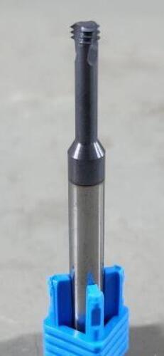 DESCRIPTION: (2) SOLID CARBIDE THREAD MILLS BRAND/MODEL: CARMEX MTS 0250 C75 28 UN MT7 SIZE: 1/4" DIA 28 TPI RETAIL$: $353.94 QTY: 2
