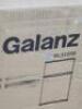DESCRIPTION: (1) TWO DOOR MINI FRIDGE WITH FREEZER BRAND/MODEL: GALANZ #GL31S5E INFORMATION: STAINLESS RETAIL$: $169.00 SIZE: 3.1 CU FT QTY: 1 - 5