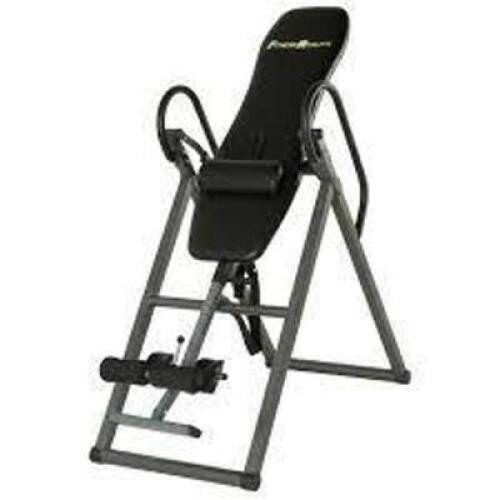 DESCRIPTION: HEAVY DUTY INVERSION THERAPY TABLE BRAND/MODEL: FITNESS REALITY #2510D RETAIL$: $129.95 QTY: 1