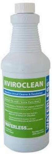 DESCRIPTION: (5) WATERLESS URINAL CLEANER AND DEODORIZER BRAND/MODEL: NVIROCLEAN SIZE: 1 QT RETAIL$: $10.90 EA QTY: 5