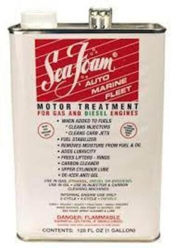 DESCRIPTION: (1) MOTOR GAS ADDITIVE TREATMENT BRAND/MODEL: SEA FOAM SIZE: 1 GALLON RETAIL$: $55.00 EA QTY: 1