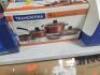 DESCRIPTION: (1) NON STICK COOKWARE SET BRAND/MODEL: TRAMONTINA #80112/646 INFORMATION: RED 9PC RETAIL$: $20.00 QTY: 1 - 4