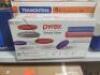 DESCRIPTION: (1) 14 PIECE STORAGE BAKING DISH SET BRAND/MODEL: PYREX INFORMATION: 7 GLASS CONTAINERS AND 7 LIDS RETAIL$: $19.92 QTY: 1 - 3