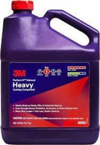 DESCRIPTION: (2) PERFECT-IT GELCOAT CUTTING COMPOUND BRAND/MODEL: 3M SIZE: 1 GALLON RETAIL$: $173.00 EA QTY: 2