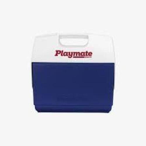 DESCRIPTION: (1) COOLER BRAND/MODEL: PLAYMATE ELITE INFORMATION: BLUE RETAIL$: $40.00 SIZE: 16 QT/30 CANS QTY: 1