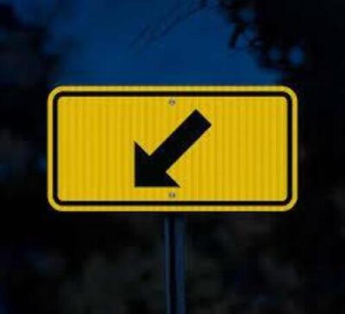 DESCRIPTION: (1) ALUMINUM ARROW SIGN QTY: 1