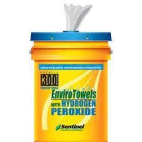 DESCRIPTION: (1) BUCKET OF CLEANING TOWELS BRAND/MODEL: ENVIRO TOWELS SIZE: 300 TOWELS RETAIL$: $80.00 EA QTY: 1