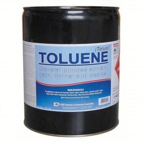 DESCRIPTION: (1) PAINT THINNER BRAND/MODEL: RAE TOLUNENE #3EHJ6 SIZE: 5 GALLON RETAIL$: $290.37 EA QTY: 1