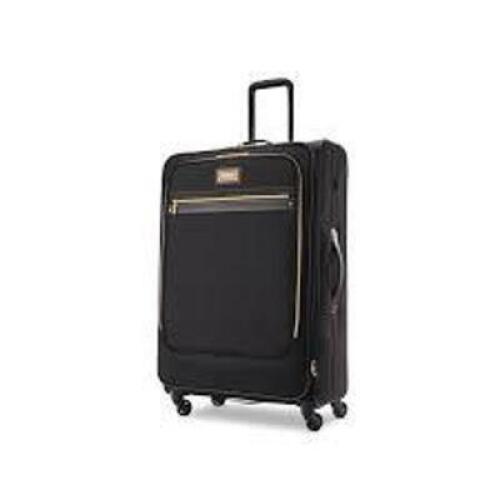 DESCRIPTION: (1) SOFTSIDE SPINNER LUGGAGE BRAND/MODEL: AMERICAN TOURISTER #126940-1041 INFORMATION: BLACK RETAIL$: $89.00 SIZE: 19.00 X 10.00 X 29.00
