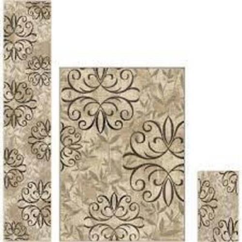 DESCRIPTION: (1) FLORAL IRON FLEUR TRADITIONAL AREA RUG BRAND/MODEL: BETTER HOMES AND GARDEN RETAIL$: $169.71 SIZE: 23X116 QTY: 1