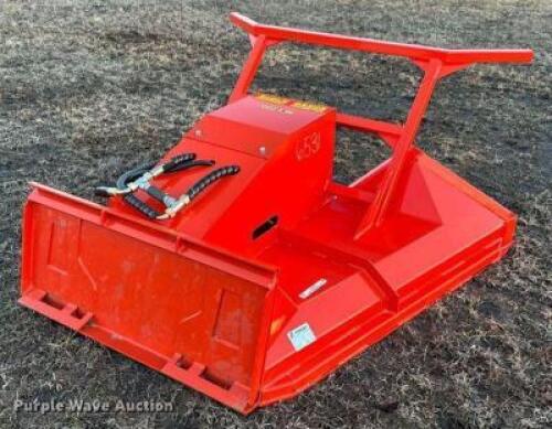 DESCRIPTION: 60" SKID STEER FORESTRY DISC MULCHER BRAND/MODEL: AGT SSDFM60 INFORMATION: SERIAL #SSFM8123092402B RETAIL$: $8,629.00 QTY: 1