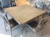 GREY DINING SET - 3