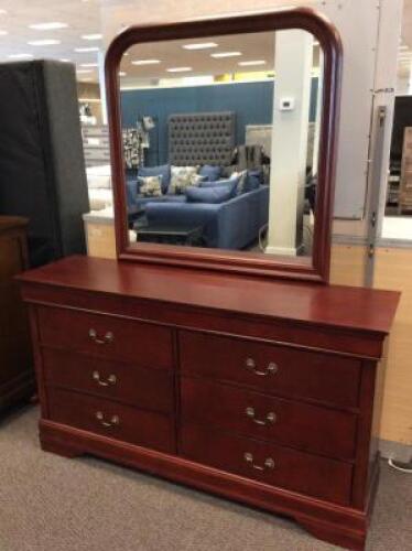 DRESSER AND MIRROR