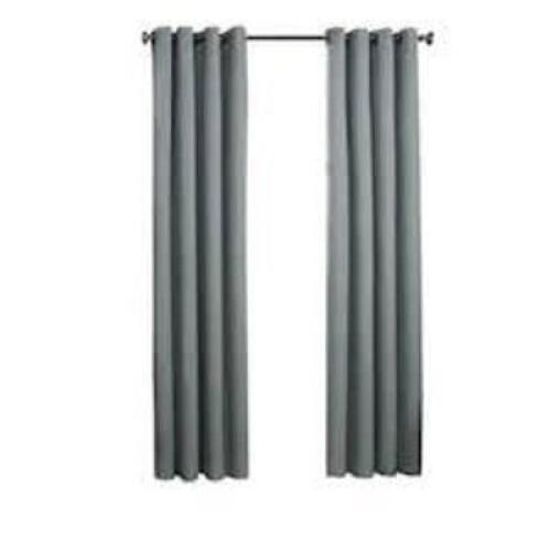 DESCRIPTION: (3) BLACKOUT CURTAINS BRAND/MODEL: ECLIPSE HALEY INFORMATION: BLUE RETAIL$: $25.00 EA SIZE: 52X108 QTY: 3