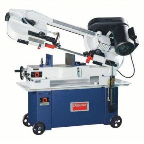 DESCRIPTION: (1) BAND SAW BRAND/MODEL: DAYTON #21C004 SIZE: 7 IN X 12 IN, 86 TO 260, 45�, 12/6, 1 PHASE RETAIL$: $1902.14 EA QTY: 1