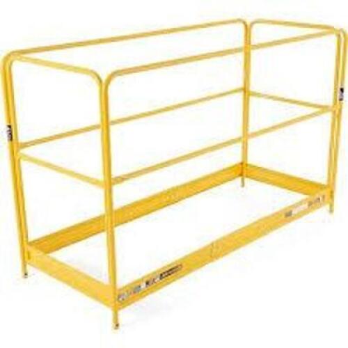 DESCRIPTION: (1) SCAFFOLDING PLATFORM BRAND/MODEL: METALTECH #I-CISC INFORMATION: YELLOW AND WOOD SIZE: 110 LB, 1000 LB CAPACITY RETAIL$: $200.26 EA Q
