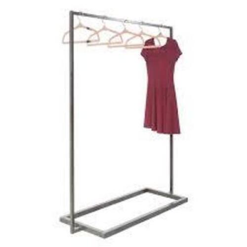 DESCRIPTION: (1) CLOTHING RACK BRAND/MODEL: ECONOCO # #LNBBE INFORMATION: STAINLESS SIZE: 54" X 66 RETAIL$: $180.95 EA QTY: 1
