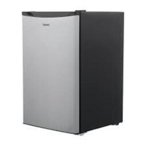 DESCRIPTION: (1) COMPACT REFRIGERATOR BRAND/MODEL: GALANZ #GL43S5 INFORMATION: STAINLESS STEEL/WITH CHILLER/CAPACITY: 4.3 CU-FT SIZE: 22.01"L X 19.92"