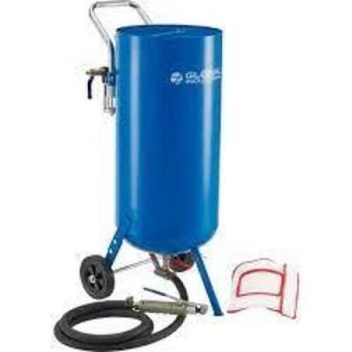 DESCRIPTION: (1) PORTABLE SAND BLASTER BRAND/MODEL: GLOBAL INDUSTRIAL INFORMATION: BLUE SIZE: 20 GALLONS RETAIL$: $305.95 EA QTY: 1