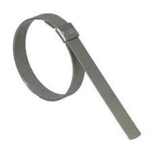 DESCRIPTION: (1) CASE OF (100) SMOOTH I.D. CLAMP BRAND/MODEL: BAND-IT #JS2409 INFORMATION: JUNIOR, STAINLESS STEEL SIZE: 1/4" X .020" X 13/16" DIAM RE