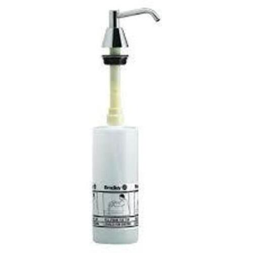 DESCRIPTION: (5) LAVATORY MOUNTED SOAP DISPENSER BRAND/MODEL: BRADLEY #6324-680000 SIZE: 4" 32 OZ CAPACITY RETAIL$: $34.64 EA QTY: 5