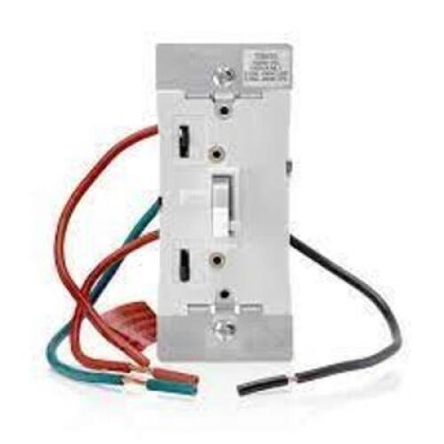 DESCRIPTION: (5) LIGHT DIMMER SWITCH BRAND/MODEL: LEVITON #TSM10-1LW INFORMATION: WHITE SIZE: SINGLE POLE, 3 WAY RETAIL$: $41.05 EA QTY: 5