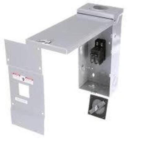 DESCRIPTION: (1) CIRCUIT BREAKER ENCLOSURE BRAND/MODEL: SIEMENS #W0202MB1100CU INFORMATION: GRAY, OUTDOOR SIZE: 2 SPACES RETAIL$: $135.32 EA QTY: 1
