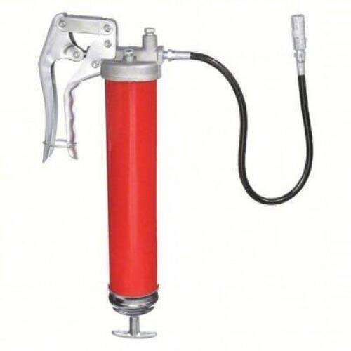 DESCRIPTION: (1) GREASE GUN BRAND/MODEL: WESTWARD #48UJ79 INFORMATION: RED SIZE: PISTOL GRIP GREASE GUN HANDLE, FLEX HOSE, 56 STROKES PER OZ., BULK/CA