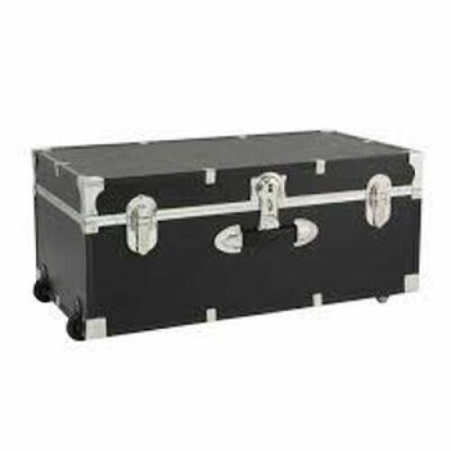DESCRIPTION: (1) STORAGE TRUNK BRAND/MODEL: SEWARD #SWD6115-18 INFORMATION: BLACK RETAIL$: $147.66 SIZE: 30 IN QTY: 1