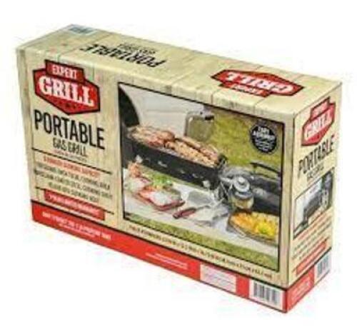 DESCRIPTION: (1) PORTABLE GAS GRILL BRAND/MODEL: EXPERT GRILL INFORMATION: 8 BURGER CAPACITY RETAIL$: $34.97 EA QTY: 1