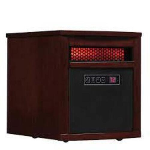DESCRIPTION: (1) INFRARED QUARTZ HEATER BRAND/MODEL: POWERHEAT #9QH8101-C299W-G INFORMATION: COMES WITH REMOTE RETAIL$: $209.99 EA QTY: 1