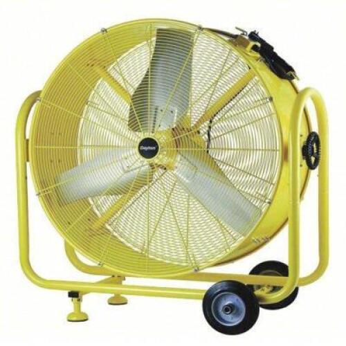 DESCRIPTION: (1) HIGH VISIBILITY INDUSTRIAL FAN BRAND/MODEL: DAYTON #2RDZ1 INFORMATION: YELLOW SIZE: 24" RETAIL$: $565.27 EA QTY: 1